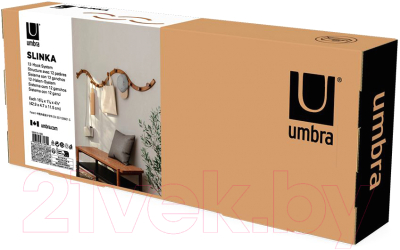 Вешалка для одежды Umbra Slinka 1018115-1055 (орех)