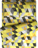 Комплект постельного белья Amore Mio Vitold Микрофибра Евро / 21526 (желтый) - 