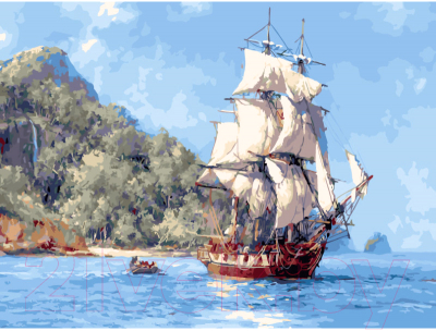 Изображение товара Картина по номерам БЕЛОСНЕЖКА На далеких островах / 904-AS