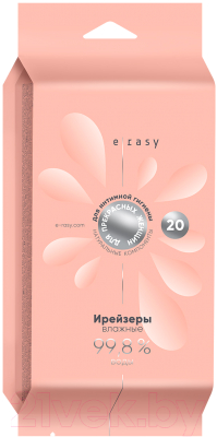 Влажные салфетки для интимной гигиены E-Rasy Для женщин (20шт)