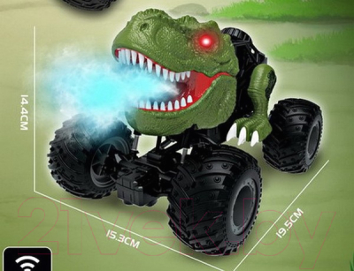 Радиоуправляемая игрушка BeBoy Машинка-динозавр / IT108439