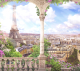 Фотообои листовые ФабрикаФресок Фреска Вид с балкона на Париж (300x270) - 