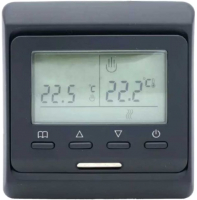 Терморегулятор для теплого пола No Brand E 51.716 (черный) - 