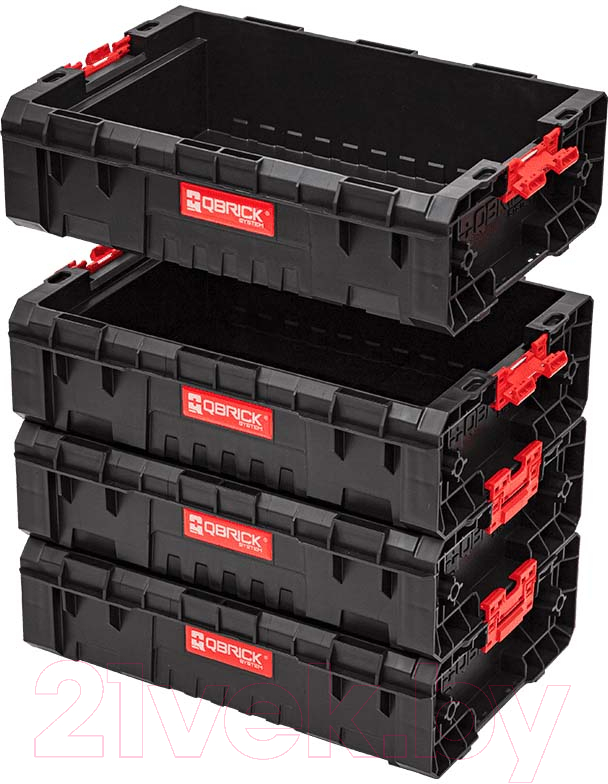 Ящик для инструментов QBrick System Pro Box 130 2.0 / SKRQPROB1302CZABY003 (черный) — фото 4