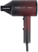 Фен Scarlett SC-HD70I38 (черный/красный) - 