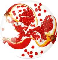 Тарелка закусочная (десертная) Taitu Dieta Mediterranea Fruits. Melograno 12-9-3 - 