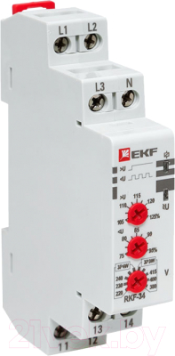 Реле контроля фаз EKF Rkf-34