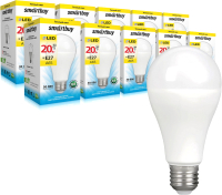 Набор ламп SmartBuy N-SBL-A65-20-30K-E27 (10шт) - 