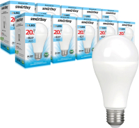 Набор ламп SmartBuy N-SBL-A65-20-40K-E27 (10шт) - 