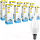 Набор ламп SmartBuy N-SBL-C37-07-30K-E14 (10шт) - 