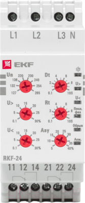 Реле контроля фаз EKF Rkf-24