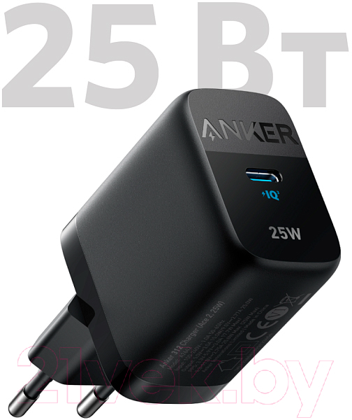 Адаптер питания сетевой Anker 312 USB-C 25W A2642 / ANK-A2642G11-BK