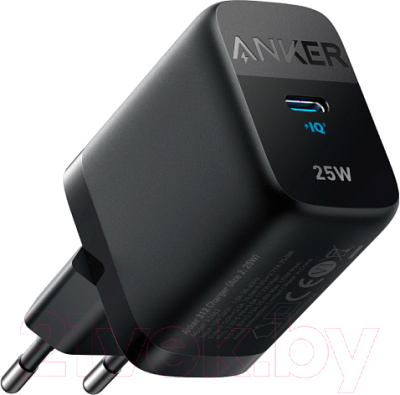 Адаптер питания сетевой Anker 312 USB-C 25W A2642 / ANK-A2642G11-BK (черный)