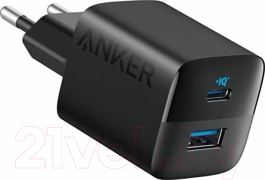 Адаптер питания сетевой Anker 323 USB-C/USB-A 33W A2331 / ANK-A2331G11-BK