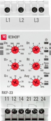 Реле контроля фаз EKF Rkf-23