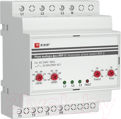 Изображение товара Реле контроля фаз EKF PROxima RVF-3
