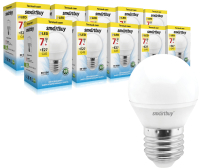 Набор ламп SmartBuy N-SBL-G45-07-30K-E27 (10шт) - 