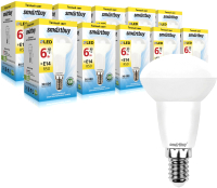 Набор ламп SmartBuy N-SBL-R50-06-30K-E14-A (10шт) - 