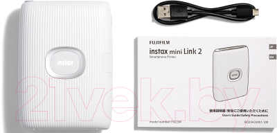 Принтер Fujifilm Instax Mini Link 2 Clay (белый)
