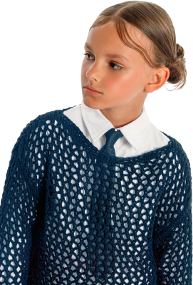 Джемпер детский Amarobaby Knit Trend / AB-OD21-KNITT2602/20-152 (синий, р.152)