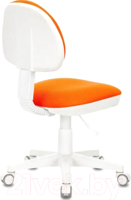 Кресло детское Бюрократ KD-3 (оранжевый TW-96-1/белый)
