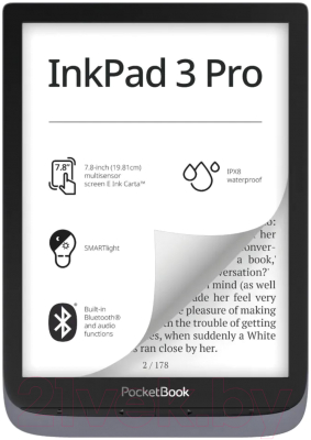 Электронная книга PocketBook 740 Pro / PB740-2-J-WW (серый)