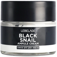 Крем для лица Lebelage Ampule Cream Black Snail (70мл) - 