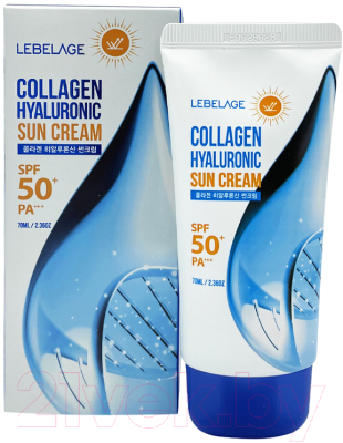Крем солнцезащитный Lebelage Collagen Hyaluronic Sun Cream Для лица и тела (70мл)