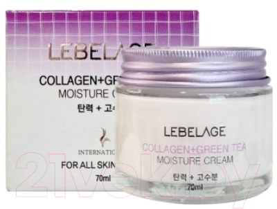 Крем для лица Lebelage Collagen+Green Tea Moisture Cream (70мл)