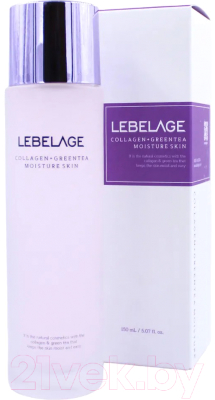 Тонер для лица Lebelage Collagen+Green Tea Moisture Skin Увлажняющий (150мл)