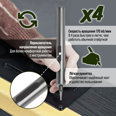 Электроотвертка Tundra Профи / 9703761