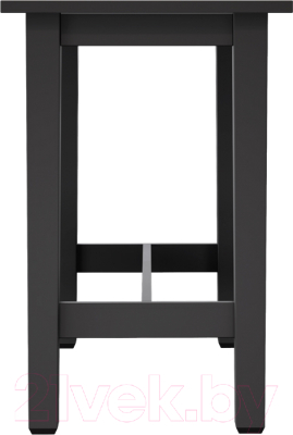 Барный стол Лузалес Шань 127x70 (черный)
