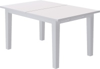 Обеденный стол Лузалес Шань раздвижной 147-204x95 (белый) - 