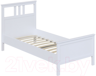 Односпальная кровать Лузалес Кымор 90x200 (белый)