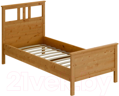 Односпальная кровать Лузалес Кымор 90x200 (светло-коричневый)
