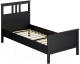 Односпальная кровать Лузалес Кымор 90x200 (черный) - 
