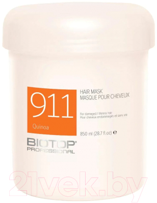 Маска для волос Biotop 911 Quinoa Hair Mask Для восстановления (850мл)