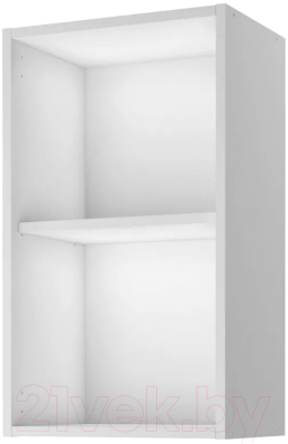 Шкаф навесной для кухни Stolline Гатьен 40 / 441.01 (белый/белый)