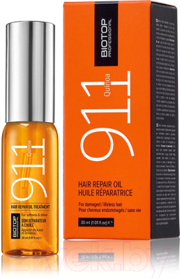 Масло для волос Biotop 911 Quinoa Hair Repair Oil Treatment Для восстановления (30мл)