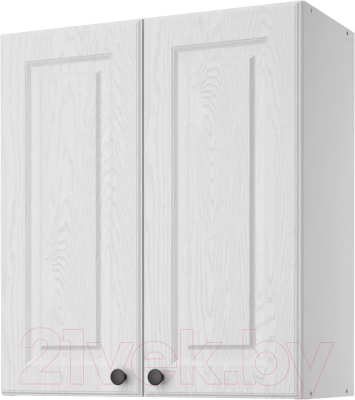 Шкаф навесной для кухни Stolline Гатьен 60 / 441.02 (белый/белый)