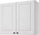 Шкаф навесной для кухни Stolline Гатьен 80 / 441.03 (белый/белый) - 