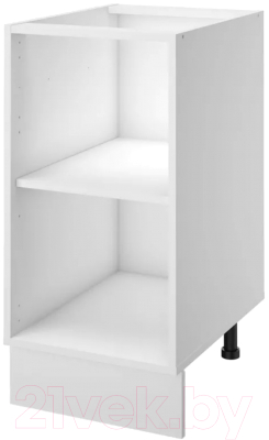 Шкаф-стол кухонный Stolline Гатьен 40 / 441.04 (белый/белый)