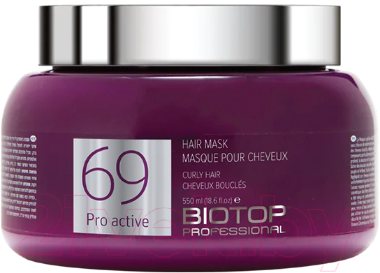 Маска для волос Biotop 69 Pro Active Hair Mask Для кудрявых волос