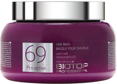 Маска для волос Biotop 69 Pro Active Hair Mask Для кудрявых волос (550мл)