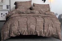 Комплект постельного белья PANDORA №12203-03 2.0 с европростыней (полисатин) - 