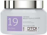 Тонирующая маска для волос Biotop 19 Pro Silver Hair Mask Против желтизны волос (550мл) - 