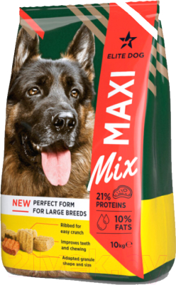 Сухой корм для собак Elite Dog Maxi-Mix для средних и крупных пород (10кг)