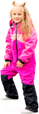 Комбинезон прогулочный детский Batik Чойс 507-23в-1 (р.104-56, розовый)