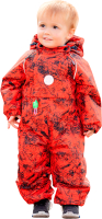 Комбинезон прогулочный детский Batik Моди 509-23в (р.74-44, принт оранжевый) - 