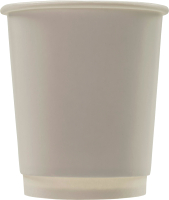 Набор бумажных стаканов Паксервис 250мл / DW80-280 (75шт, белый) - 